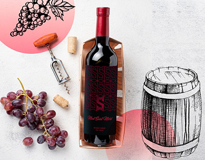 Wine bottle (logo- label - motion graphic )