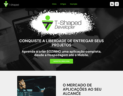 tshaped.com.br - Layout + LandingPage Bootstrap