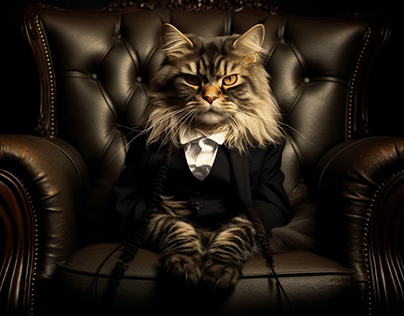 Underworld Elegance: The Mafioso Maine Coon Chronicles