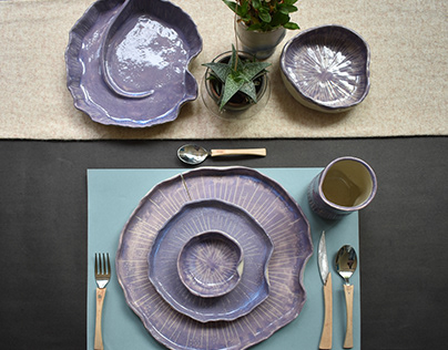 Project thumbnail - The Orchid - Range of Tableware