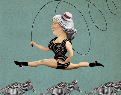 Circus (# 1). Illustration-collage