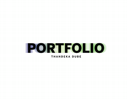 Creative Portfolio - Thandeka Dube