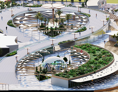 city walk project in new alamein city
