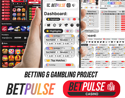 Betting/Gambling website - UI/UX, website design