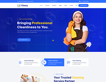 Cleeny - Cleaning Services & Repair HTML5 Template