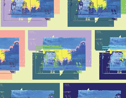 Savannah Georgia Screen Printing Pattern