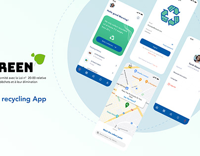 Recycling app UI/UX project