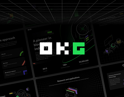 OKG blockchain WEB design