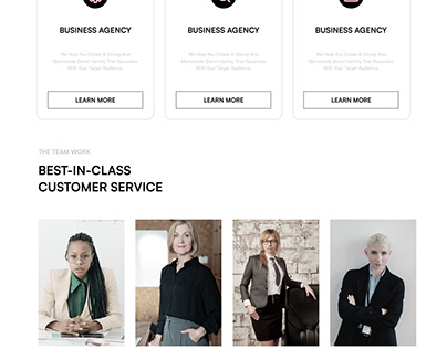 Creative Agency Business Landing Page
