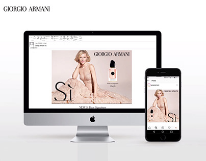 GIORGIO ARMANI - Si Rose Digital Campaign Roll-Out