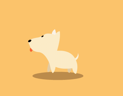 animation of puppy