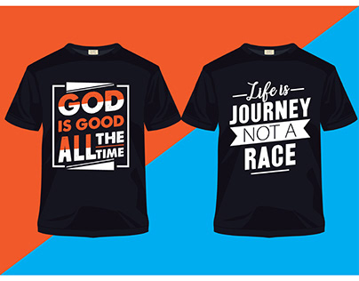 Life is JOURNEY Typography T-shirt Design