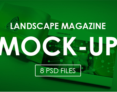 Landscape Magazine Mock-Ups