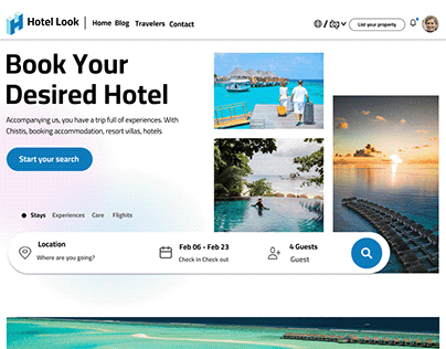 Hotel reservation website