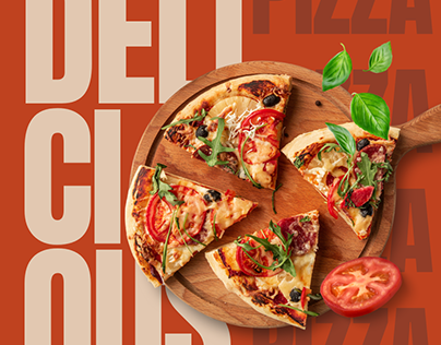 Delicious Pizza Instagram Post