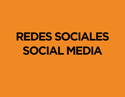 Redes Sociales / Social Media