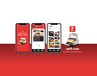 Capt'n Cook App UI Design