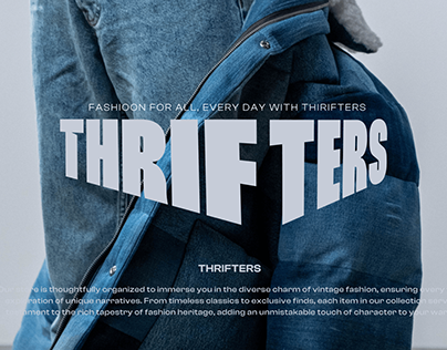 Project thumbnail - Thrifters Brand Identity, Logo design,Template
