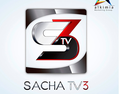 Diseño Logo Sacha Tv Canal 3