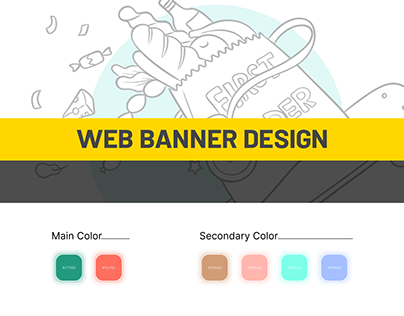 Web Banner Design for Refah Market
