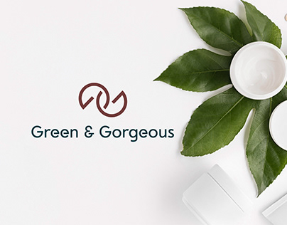Logo for natural cosmetics Green and Gorgeous