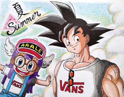 Dragon Ball (Goku) & Dr. Slump (Arale) - Summer 夏