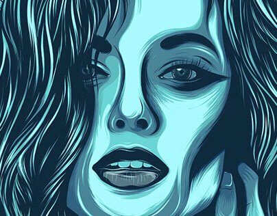 : Beauty of Blue : Margot Robbie