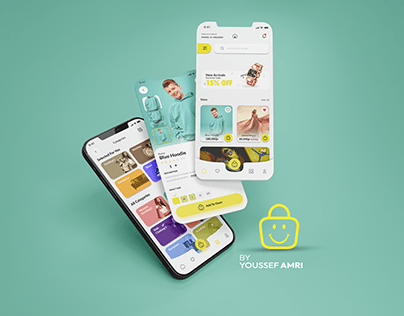 UI/UX Shop App Design Brands Outlet By Youssef Amri