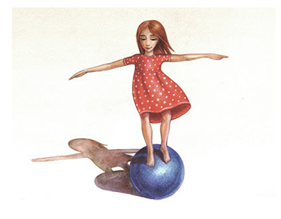 Le Ballon Bleu Book & illustration 2008