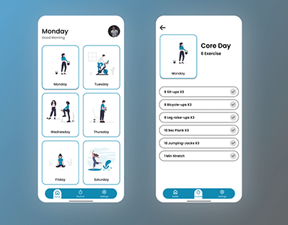 Daily UI 05- Workout of the day