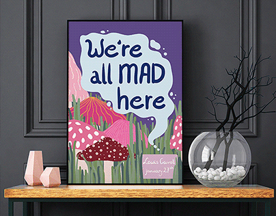 Book Poster 'Alice in Wonderland'