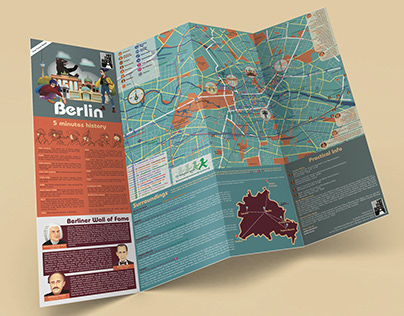 Hit the Road Illustrated Map Series - BERLIN