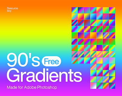 Free 90s Photoshop Gradients