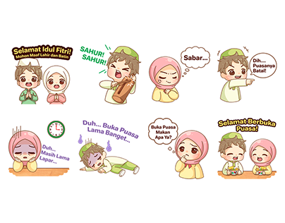 Project thumbnail - Special Ramadan Chat Stickers for Indochat
