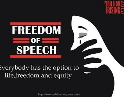 Poster Design On Freedom Of Speech