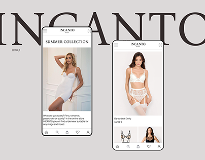 INCANTO | E-commerce redesign