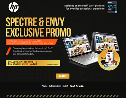 Gift Redeemption Website by HP Indonesia