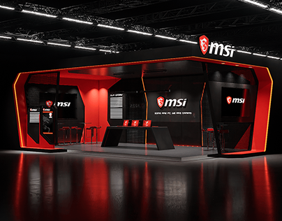 MSI Booth Exhibition [Concept Design]