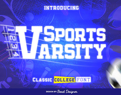 Sports Varsity Font by Beast Designer