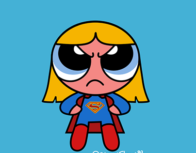 FanArt - Bubbles as Supergirl