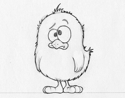 Chick Character for Mobile App Graphic