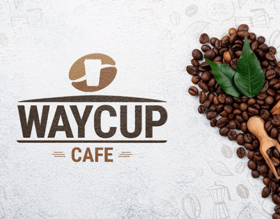 WayCup Cafe Logo Design