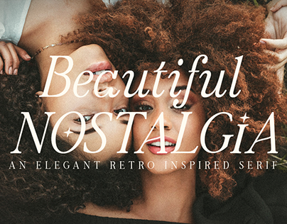 Beautiful Nostalgia - Retro Serif Font