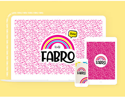 Brand design and social media. Fabro Kids