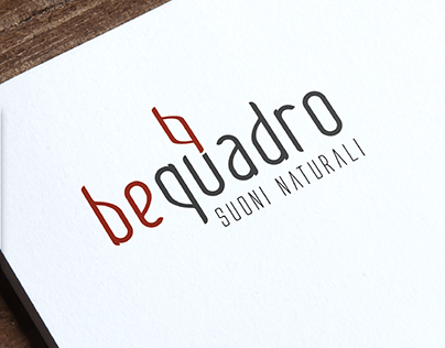 Restyling logo BeQuadro, duo acustico, Imola