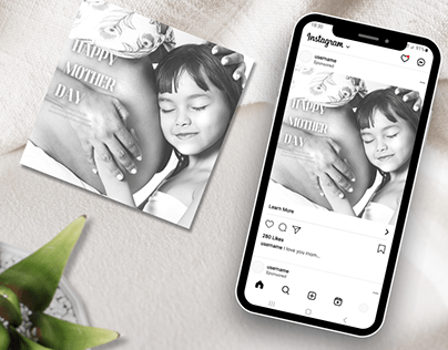 Instargram Post Mother's Day Design by Canva