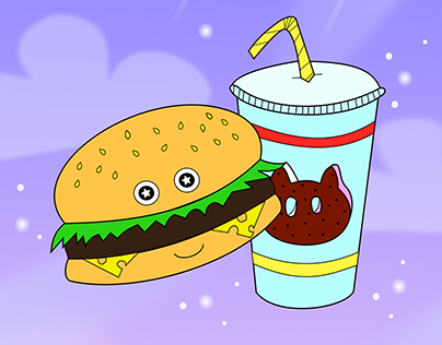 Hamburger Steven Design Inspired by Steven Universe