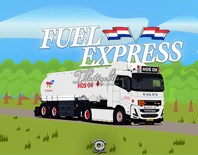 HOS Oil-Total Energies | Volvo FH V | Illustration