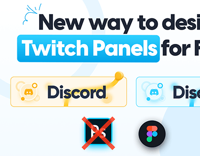 Twitch Panels design in Figma