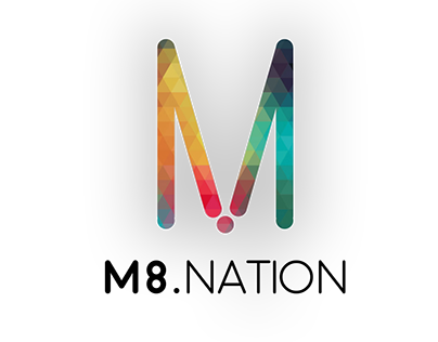M8.Nation Logo Design | SIMPLE